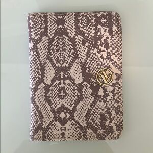 Adrienne Vittadini Snakeskin Pattern Passport Holder passport wallet